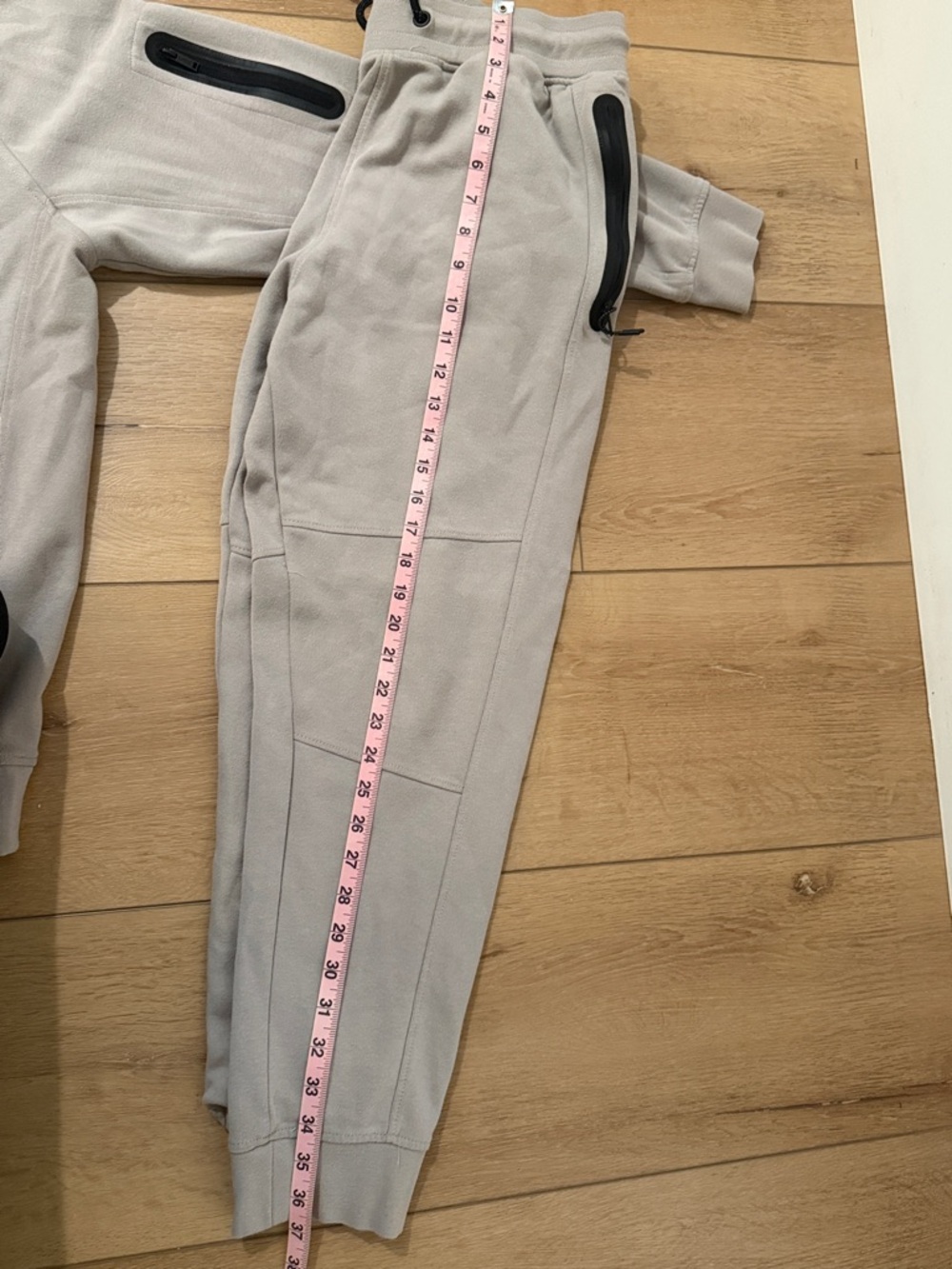 CSG Light Gray Two-Piece Hoodie & Jogger Set with Black Trim - Picture 9 of 12
